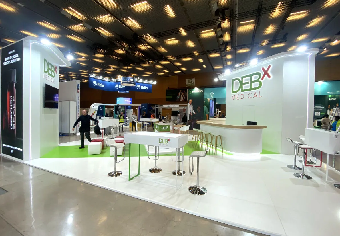 DEBx Medical — EWMA 2025 · Barcelona · 108 sqm
