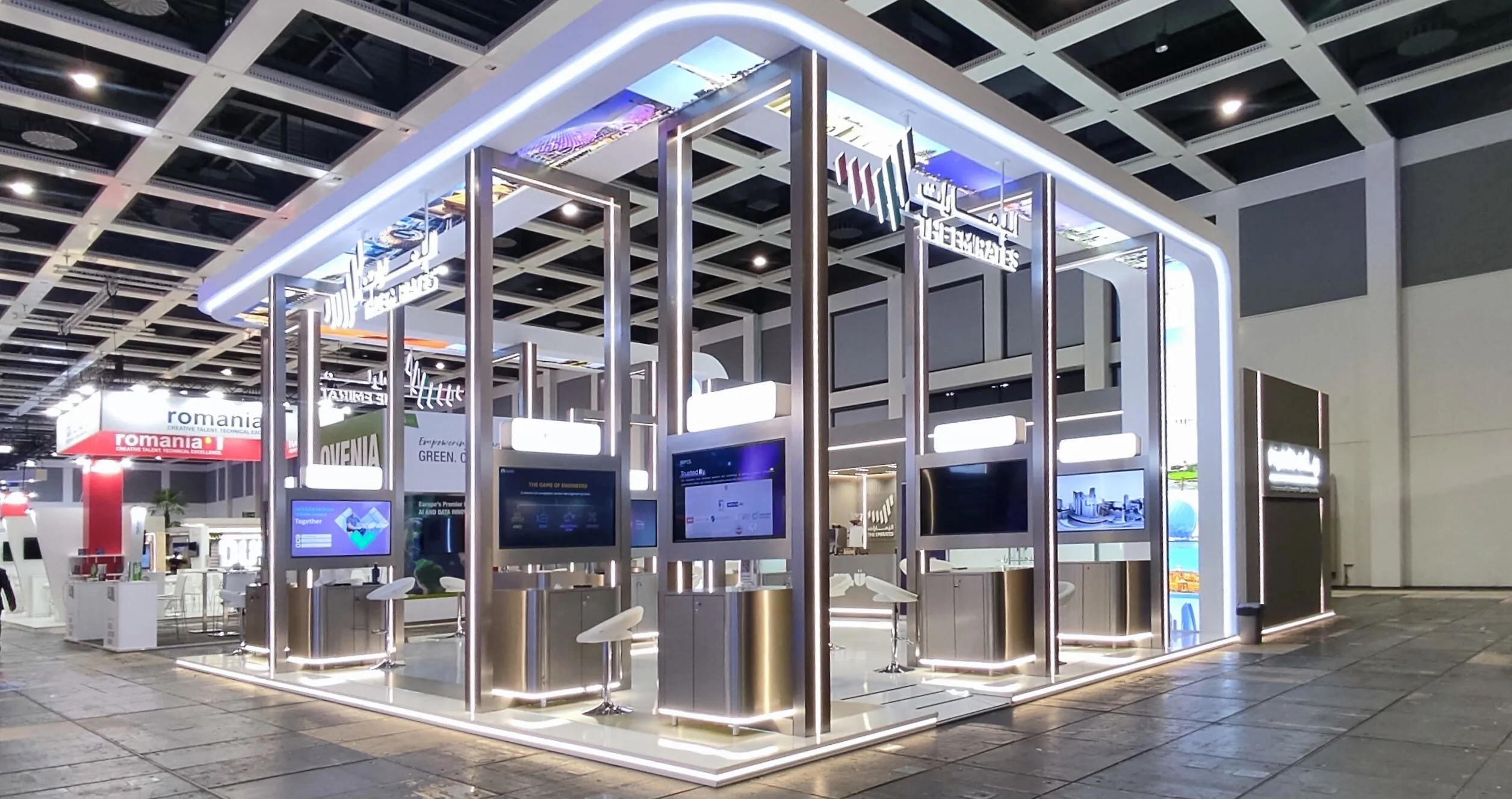 UAE Ministry of Economy — GITEX Europe 2025 · Berlin · 104 sqm