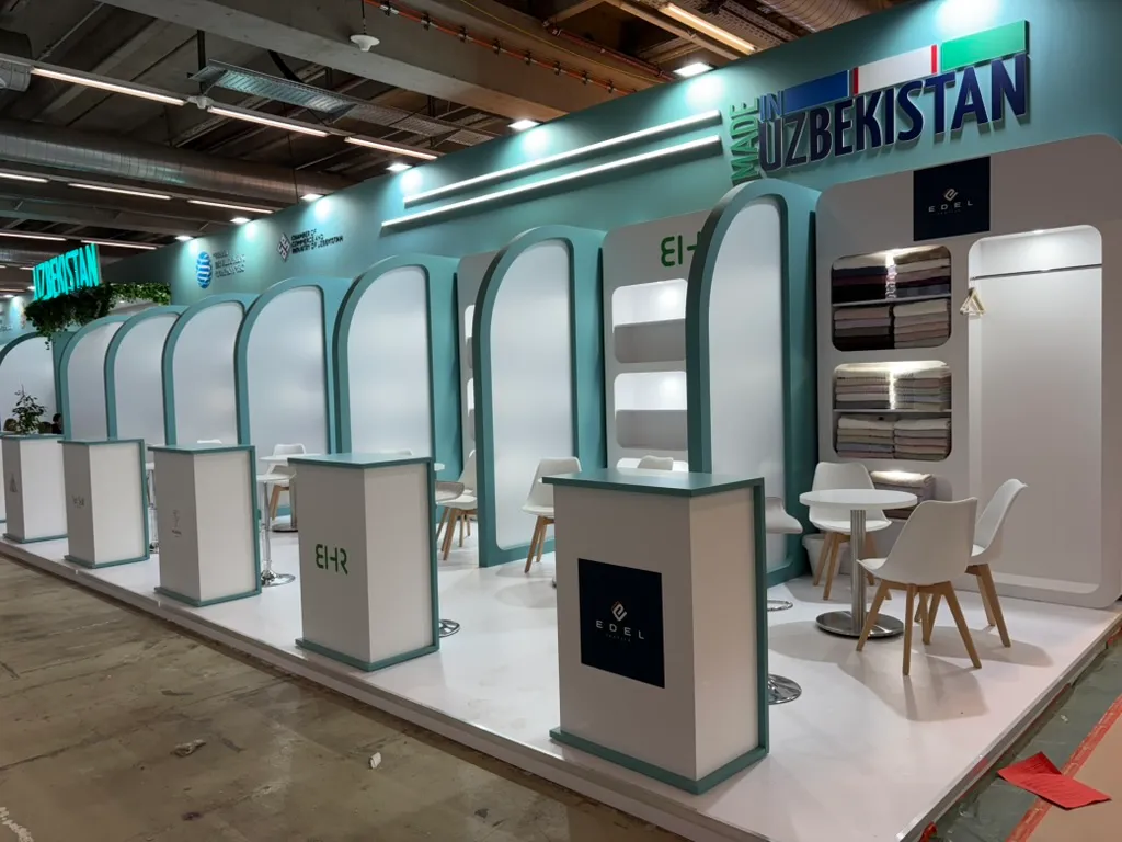Uzbekistan Pavilion — Heimtextil 2026 · Frankfurt · 132 sqm